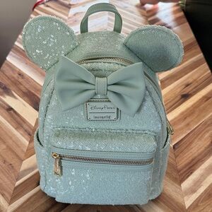 Loungefly Sparkling Mint Kids Backpack
